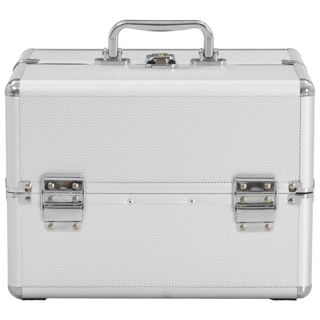 Make-up Case 22x30x21 cm Silver Aluminium 17 Make-up Case 22x30x21 cm Silver Aluminium